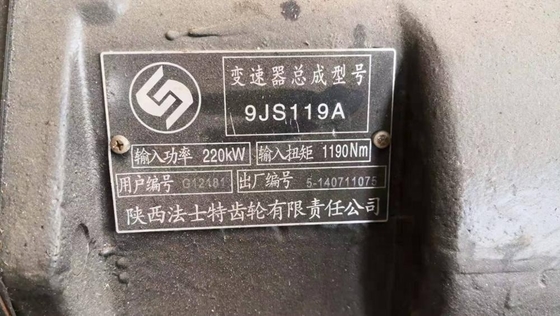 60148872 Getriebebaugruppe 9JS119A RPP (G12181) PTO FAST Fashite für SANY Crane STC250