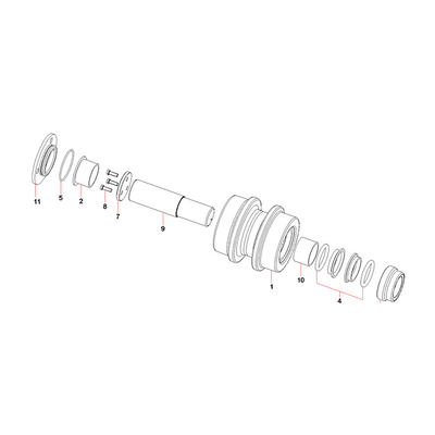 12168856 Trägerkettenrad SWT190B für SANY SY215