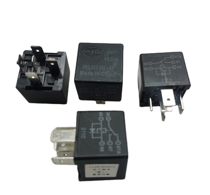 Hella-Relais 4RD 933 332-09 5 PIN 24V Baumaschinen-Ersatzteile 10/20A für SANY
