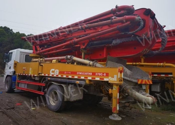 Gebrauchter 2-Achsen-Pumpenwagen 2019, gebrauchte Beton-LKWs, 37 m, mit SANY-Fahrgestell