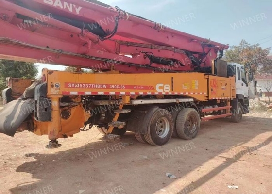 2016 Gebrauchter Betonpumpenwagen SANY 3 Achsen SYM5339THBDW 490C-8S