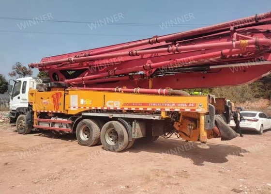 2016 Gebrauchter Betonpumpenwagen SANY 3 Achsen SYM5339THBDW 490C-8S