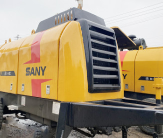 2019 Gebrauchte stationäre Betonpumpe HBT60C 65 m3/H mit Dieselmotor