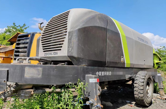 Gebrauchte stationäre Betonpumpe Zoomlion 82m3/H 80.18-132SU im Bauwesen